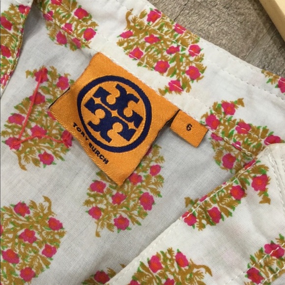 COPY - Tory Burch Tory flower pinwheel tunic sz 6 - Picture 2 of 6